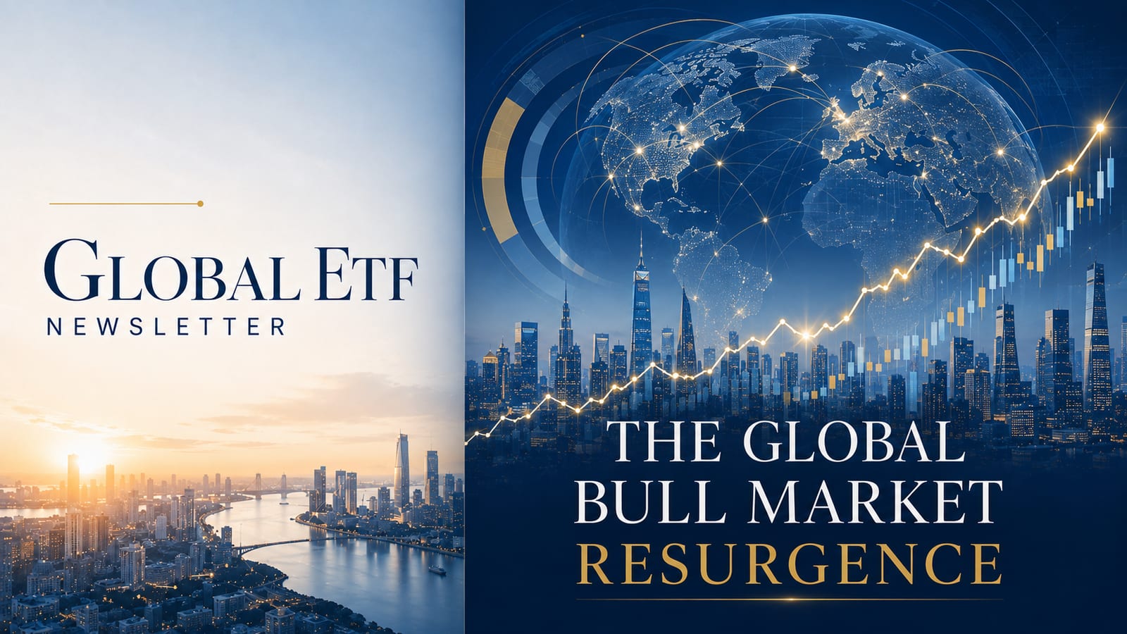 Global Stock Markets weekly edition cover for 15 August 2026 — the ex-US world index through its record close.
