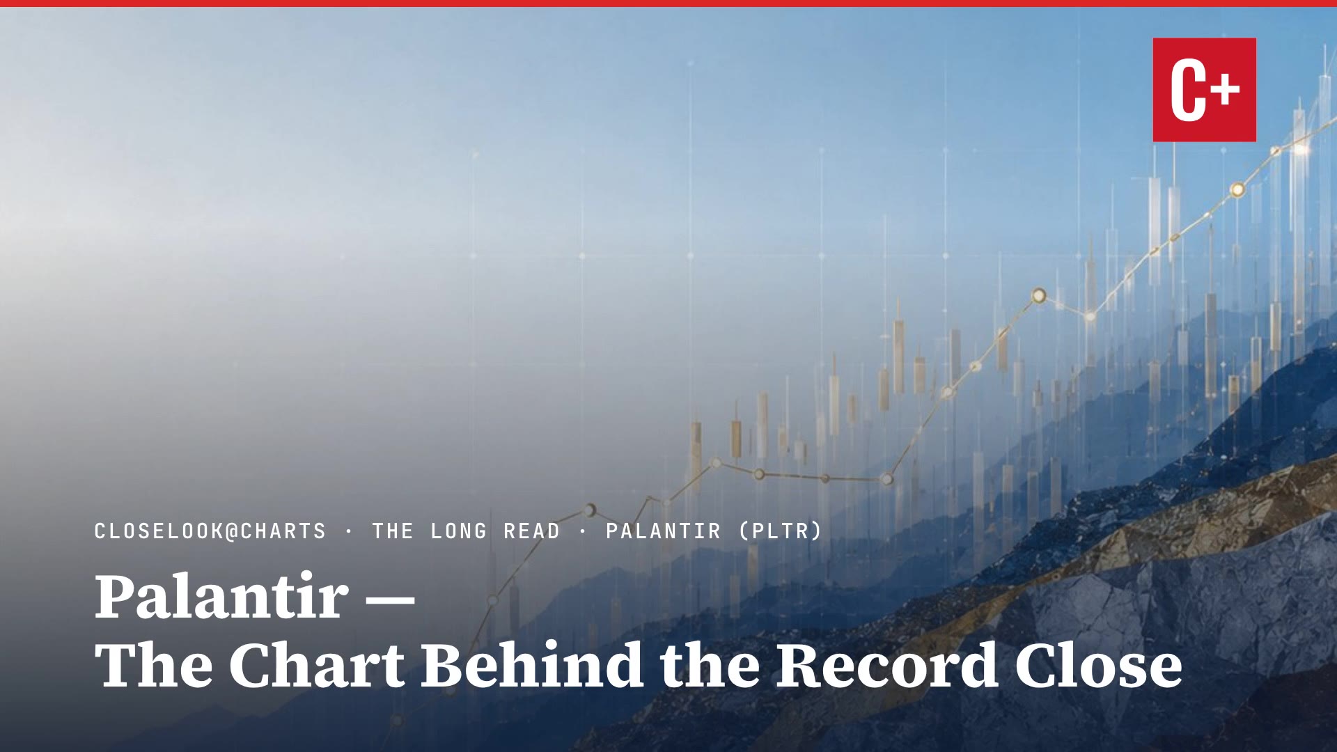 Palantir — The Chart Behind the Record Close